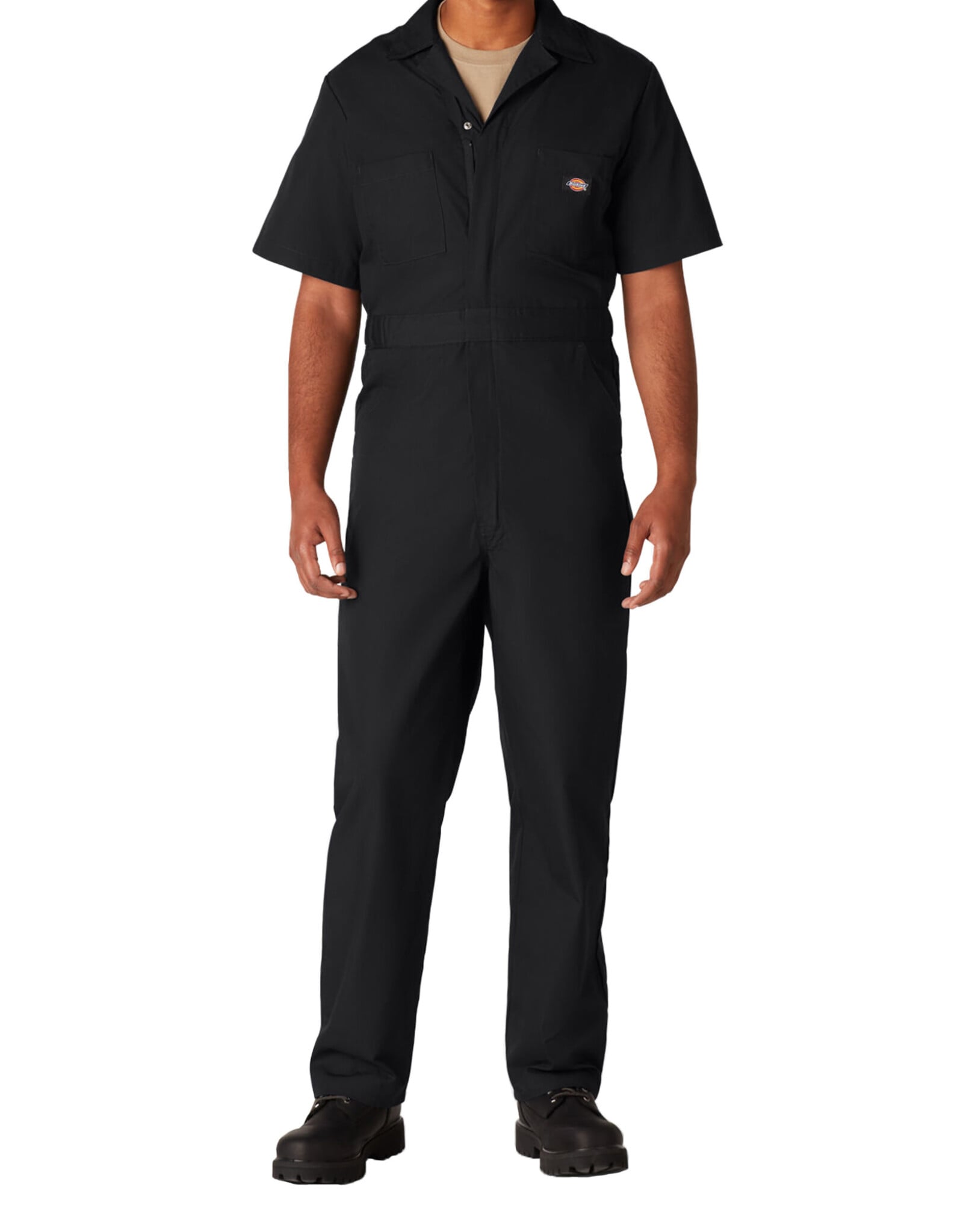 DICKIES Short Sleeve Coveralls Black - 33999BK