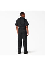 DICKIES Short Sleeve Coveralls Black - 33999BK