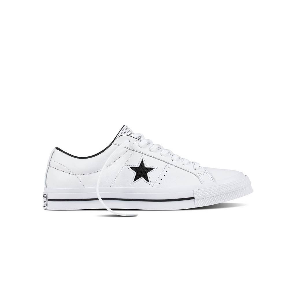 white one star converse