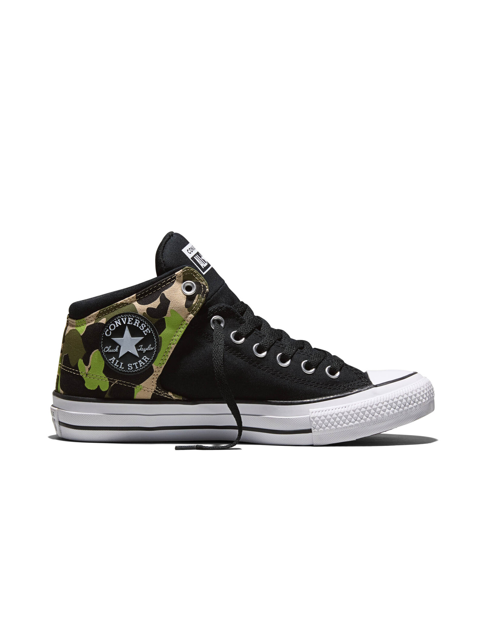 Chuck Taylor All Star HIGH STREET HI BLACK/AVOCADO GLASS/NUTTY GRANOLA/CAMO C2698BC- A22393C