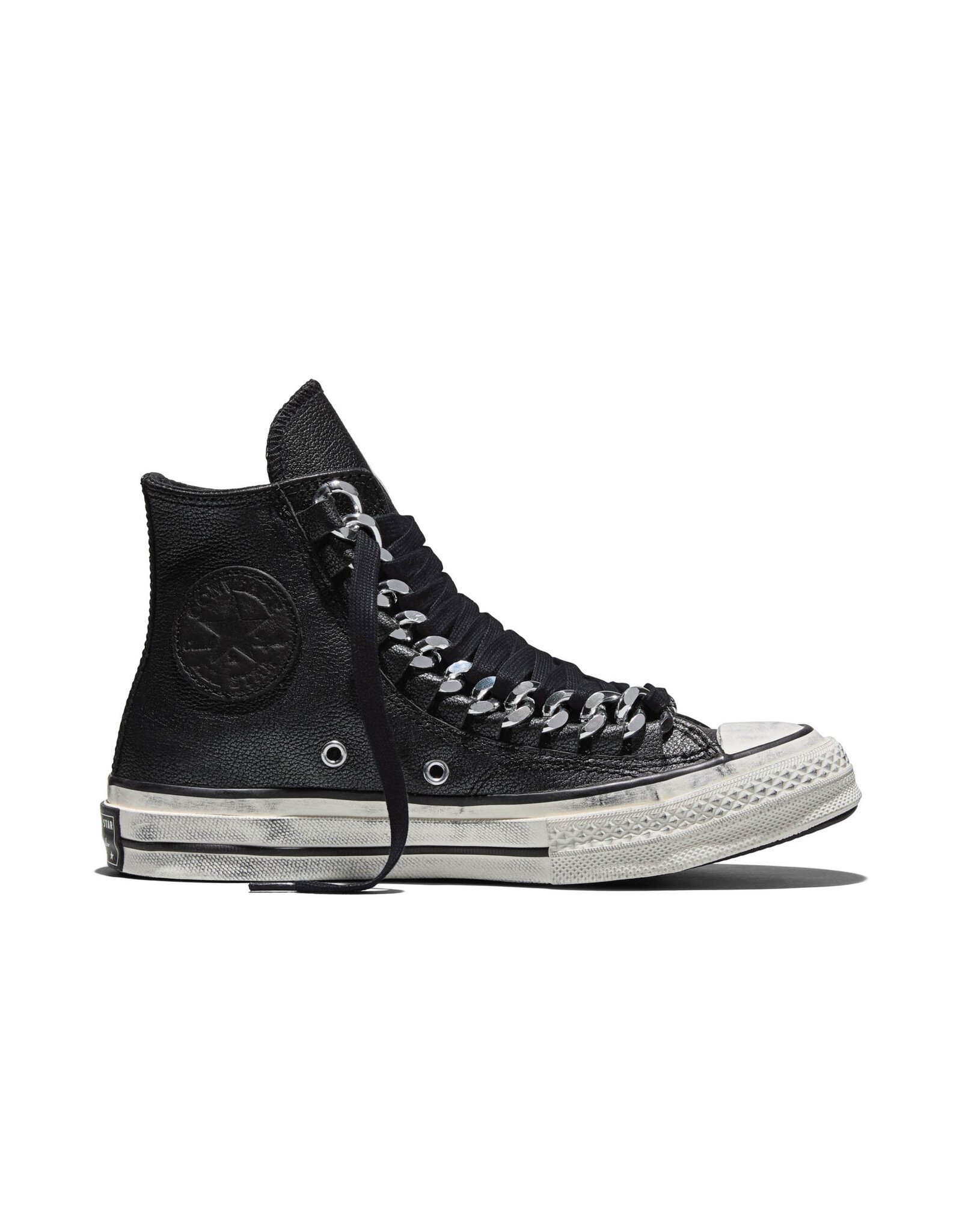 CHUCK 70 HI SILVER CHAIN BLACK/EGRET/DARK MATTER CC670CB - A18325C
