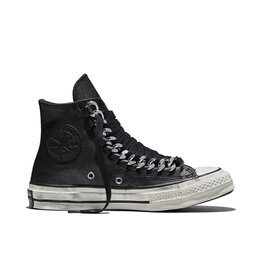 CHUCK 70 HI SILVER CHAIN BLACK/EGRET/DARK MATTER CC670CB - A18325C