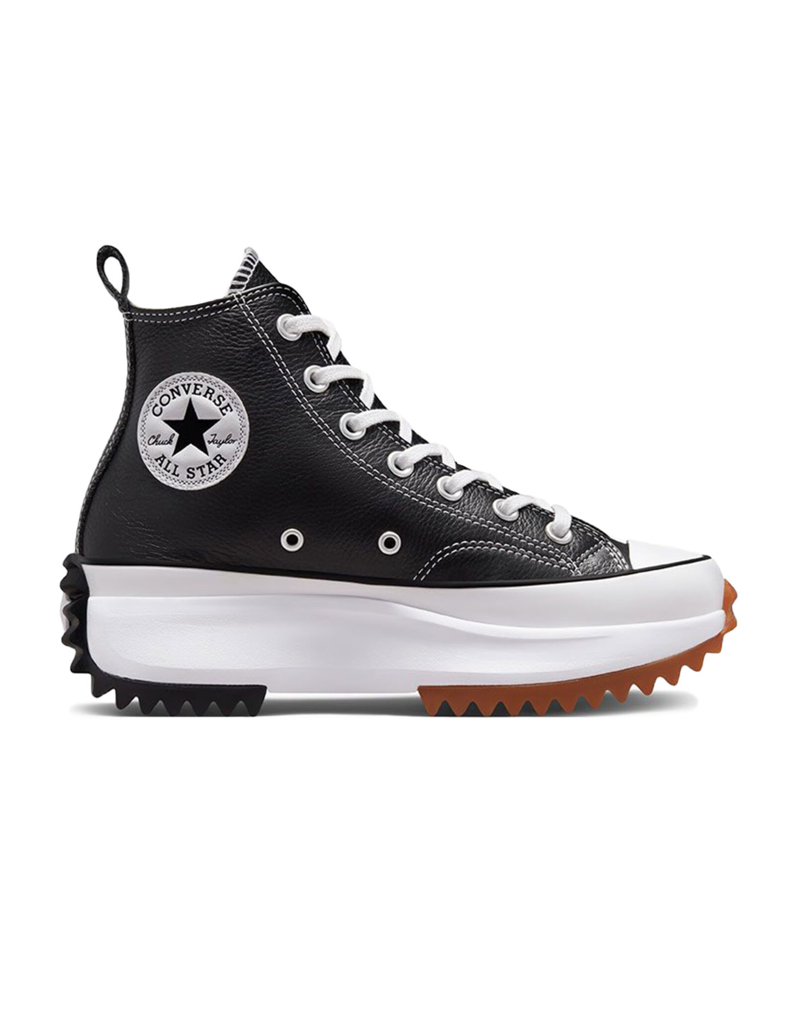 RUN STAR HIKE HI LEATHER BLACK/WHITE/GUM CC060B - A04292C
