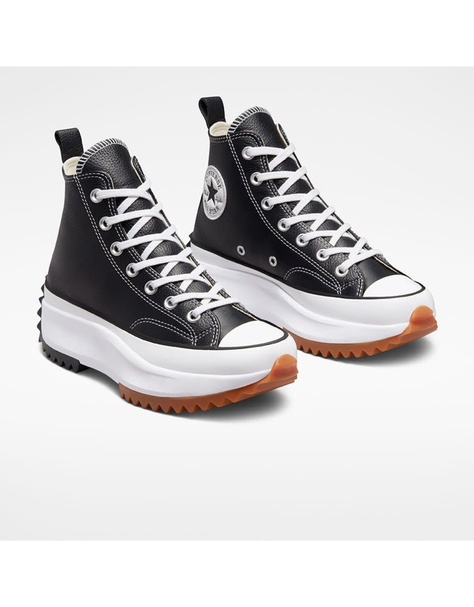 RUN STAR HIKE HI LEATHER BLACK/WHITE/GUM CC060B - A04292C