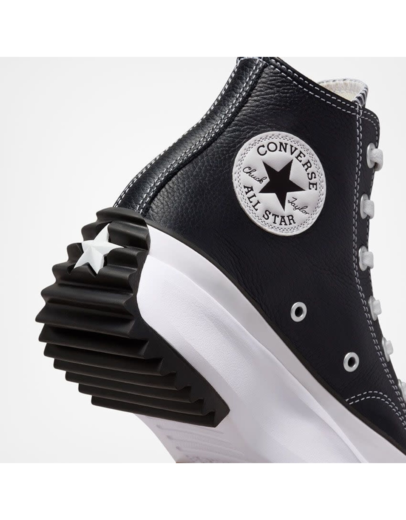 RUN STAR HIKE HI LEATHER BLACK/WHITE/GUM CC060B - A04292C
