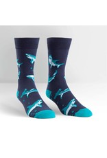 - Men's Shark Attack Crew Socks