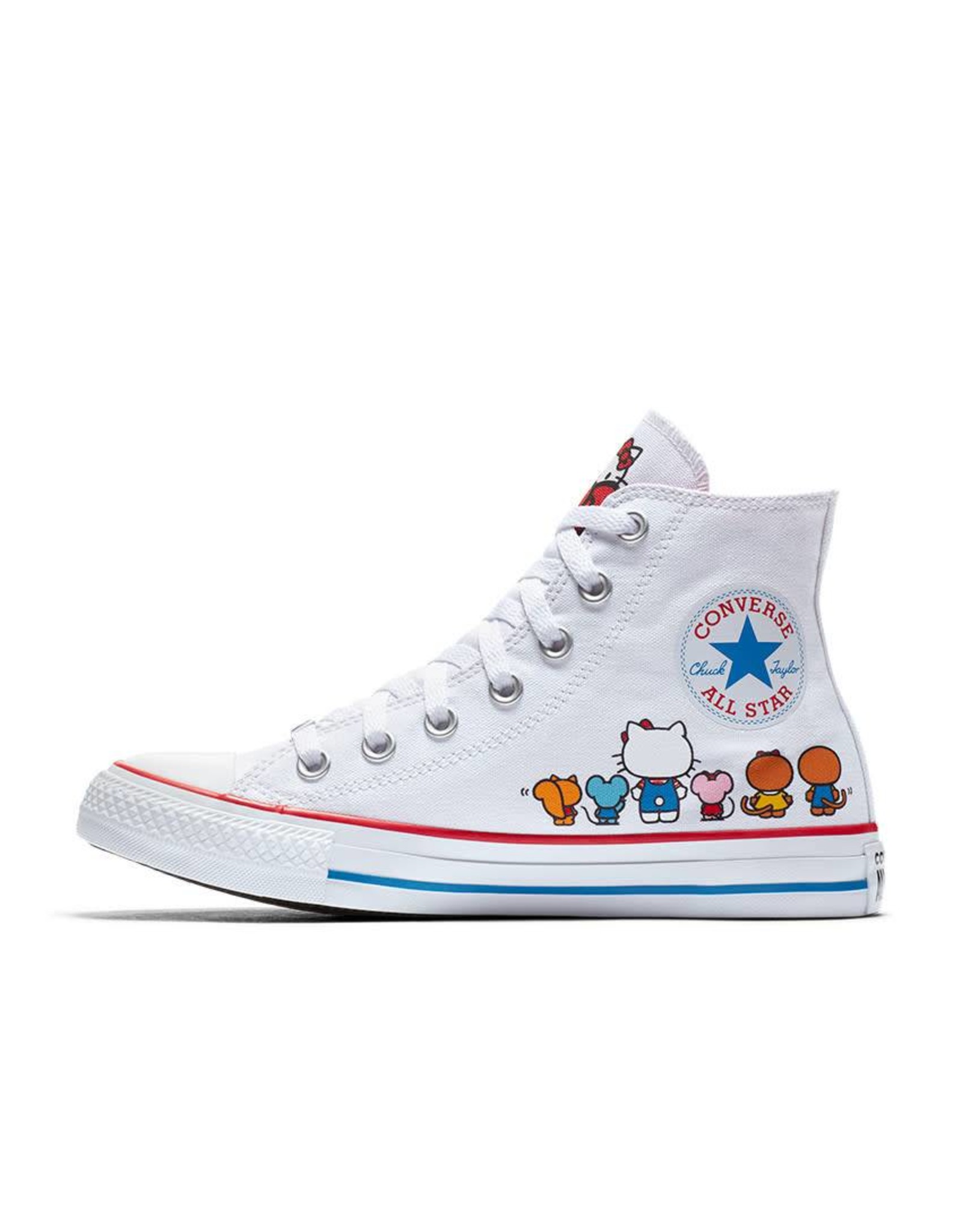 converse hello kitty white