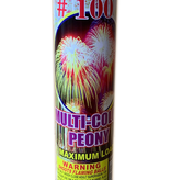 Cutting Edge #100 Multi Color Peony