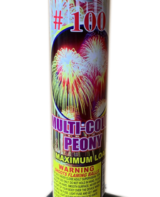#100 Multi Color Peony