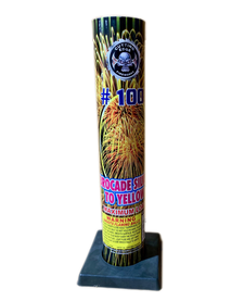 #100 Brocade Silver to Yellow