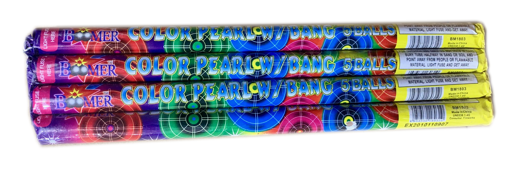 Boomer Roman Candle 5 Ball Bang, BM - Case 72/4