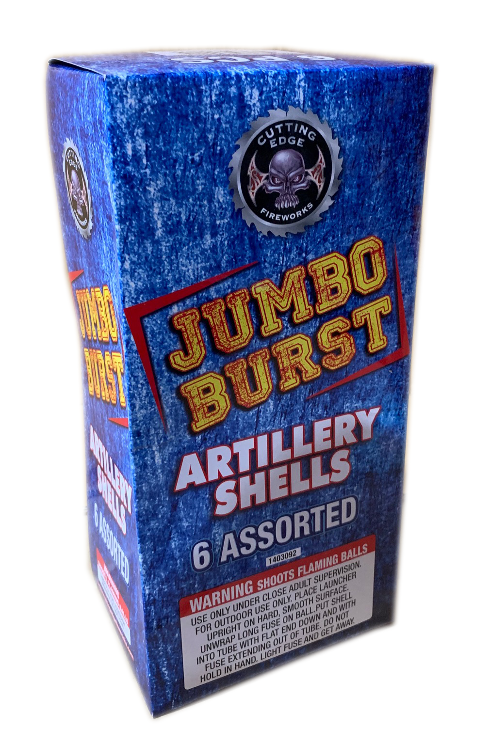 Cutting Edge Jumbo Burst w/ Silver Tail (Ball) - Box of 6
