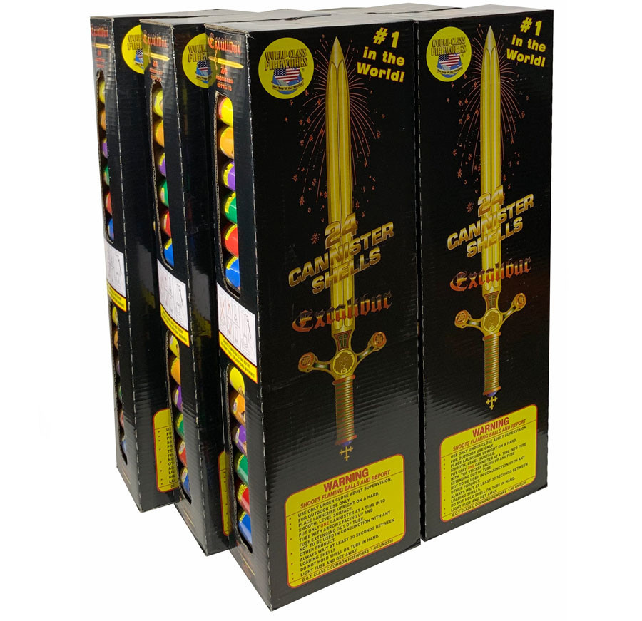 World Class Excalibur 60 Gram 4-in Canister - Case 4/24