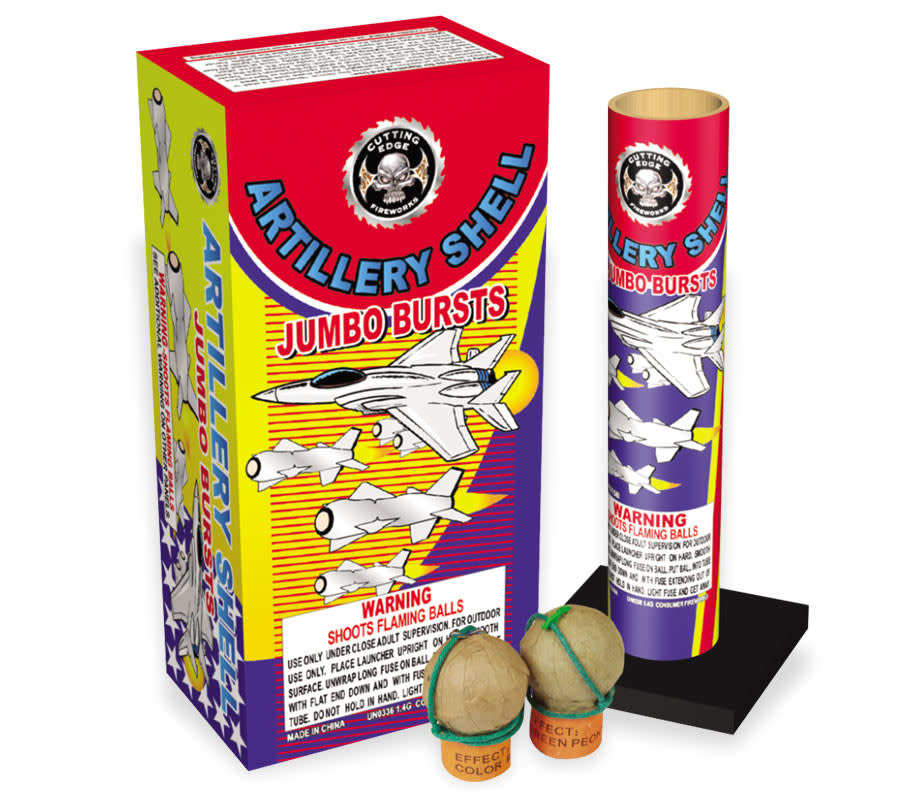 Cutting Edge Artillery Shell w/ Silver Tail, CE - Box of 6