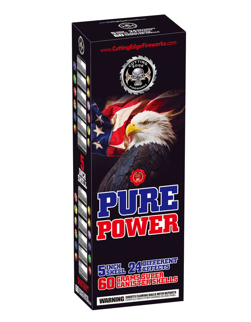 Cutting Edge Pure Power 60 Gram 5-in Canister - 24 Shells