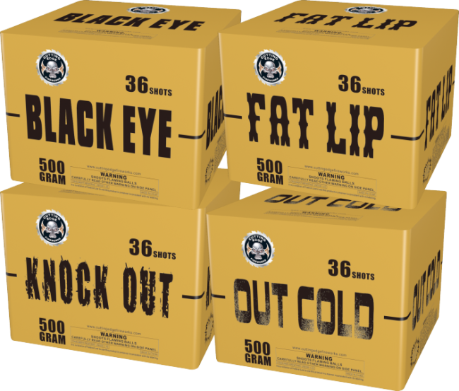 Cutting Edge Cutting Edge 36 shot -  Case of 4 (Assorted)