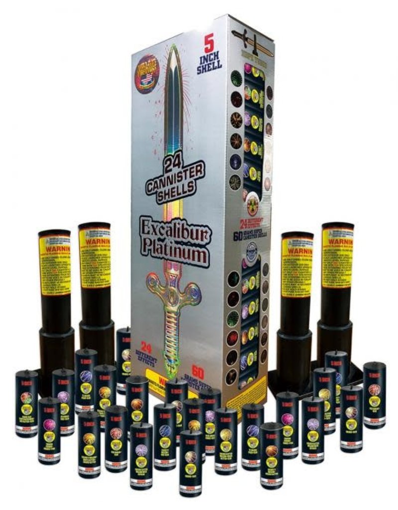 World Class Excalibur Platinum 5in Canister - Case 3/24