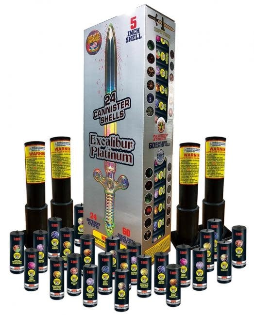 World Class Excalibur 5-in Platinum 60 Gram Canister - Case 3/24