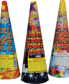 #8 (Assorted) Cone, WC - Case of 72