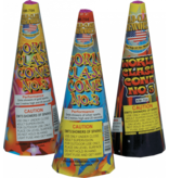 WC #3 Cone - Case of 144 (Assorted)