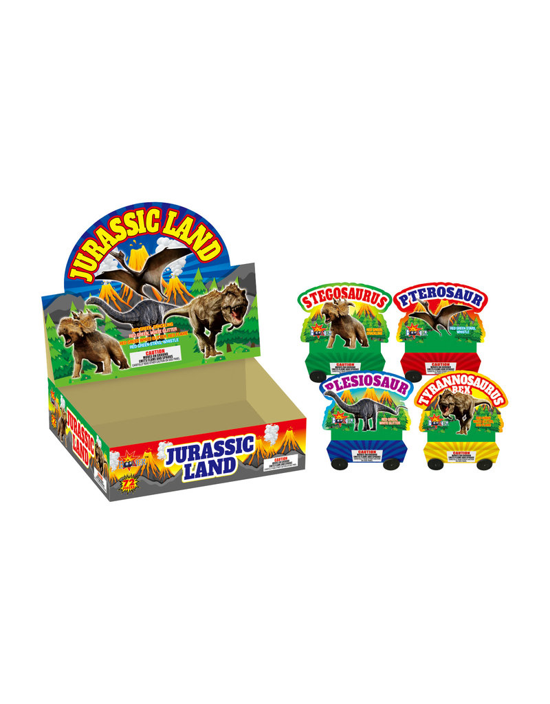 Boomer Jurassic Land - Case 4/72 (Assorted)