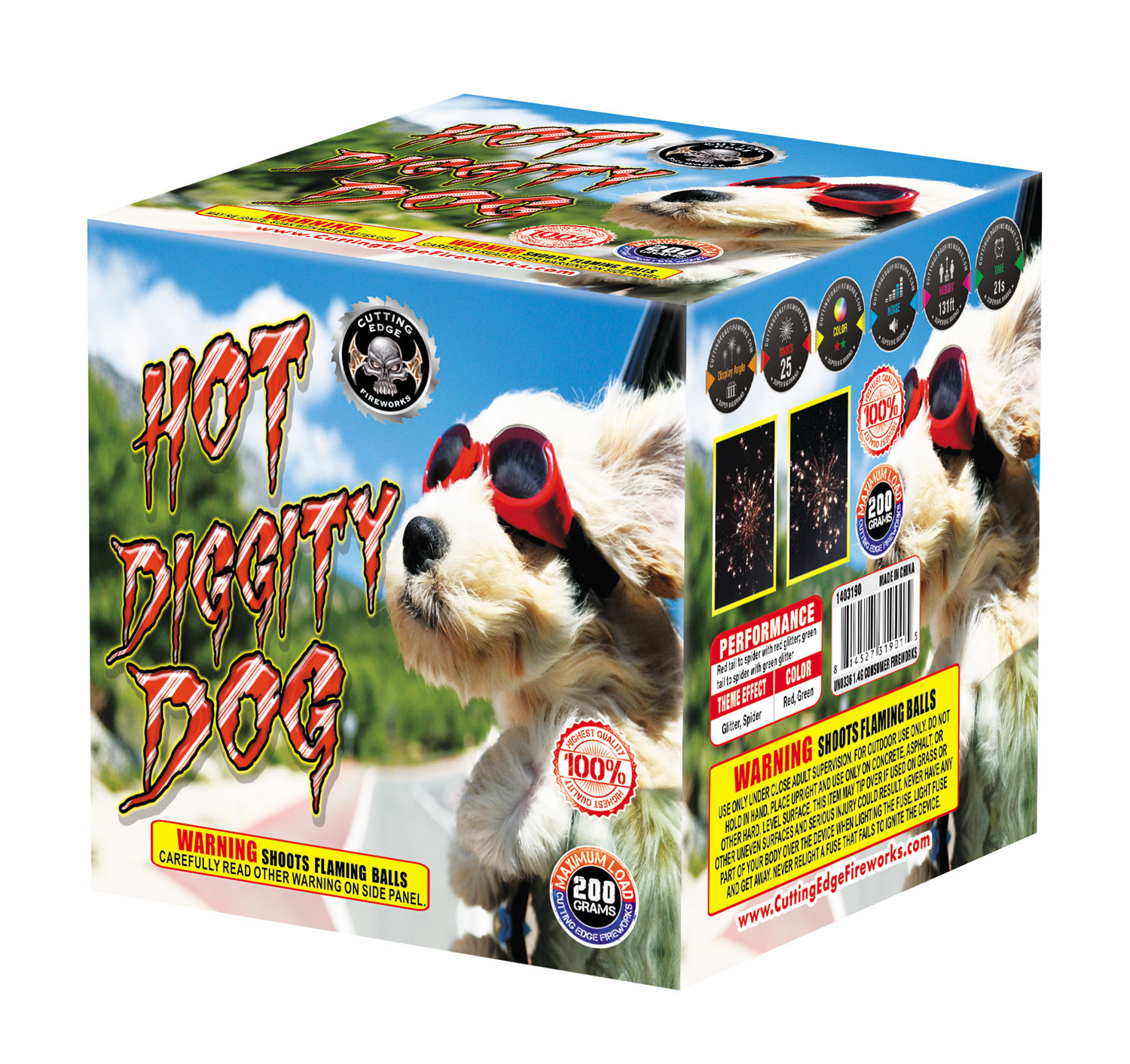 Cutting Edge Hot Diggity Dog - Case of 16