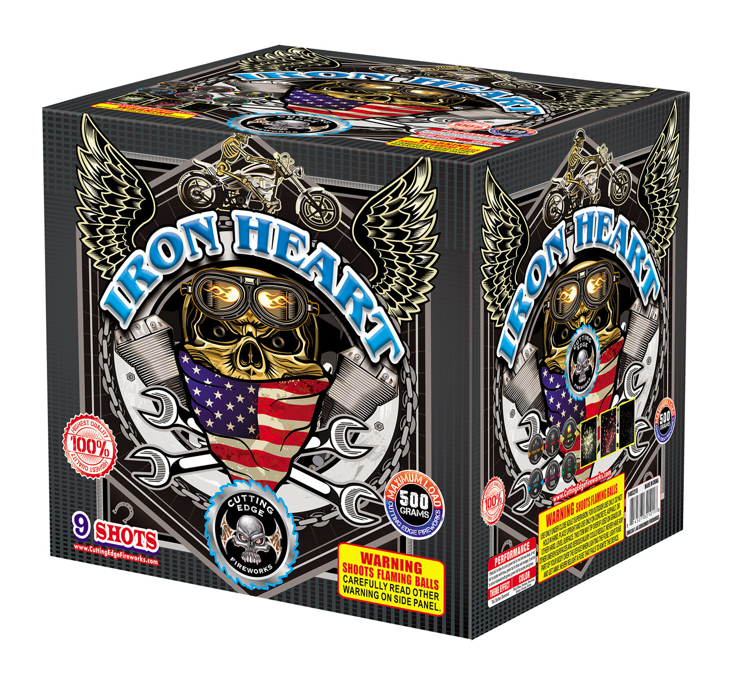 Cutting Edge Iron Heart - Case of 4