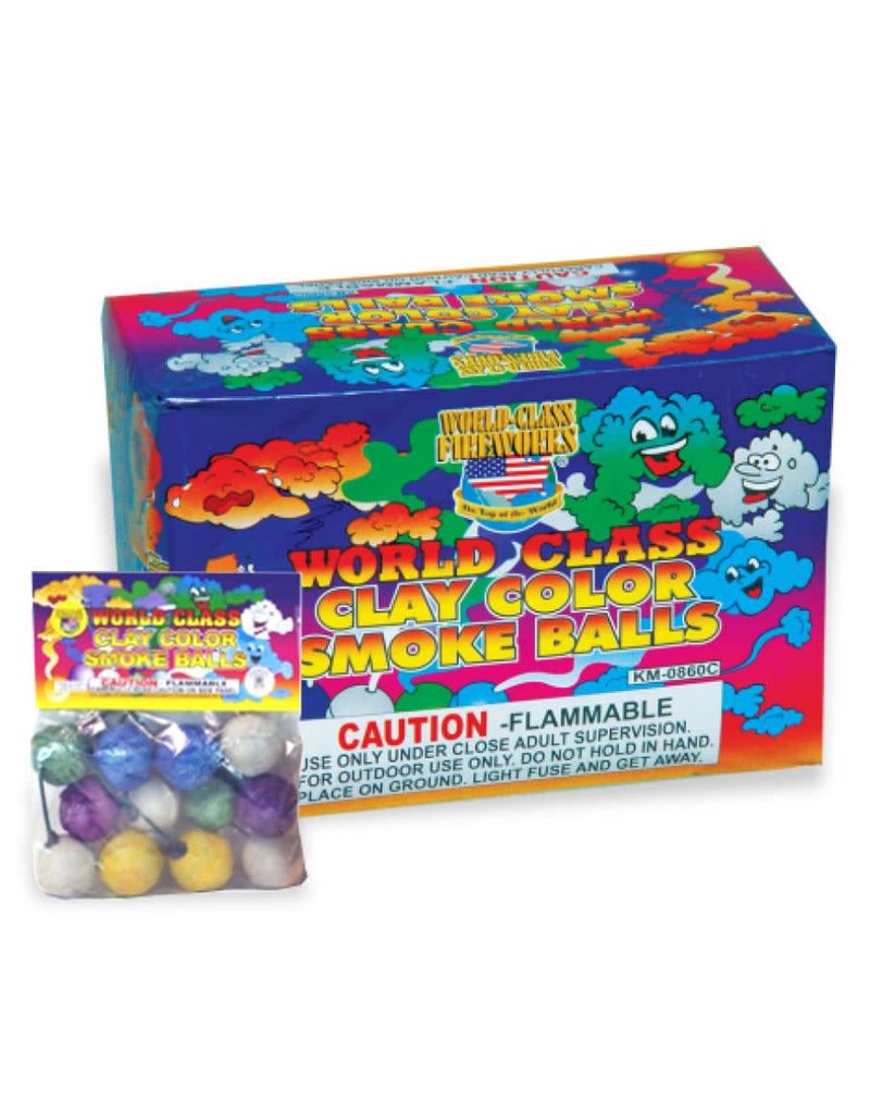 World Class Color Smoke Ball (clay), WC - Case 20/6/12