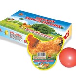 Boomer Chicken Blowing Balloon - Case of 24/12