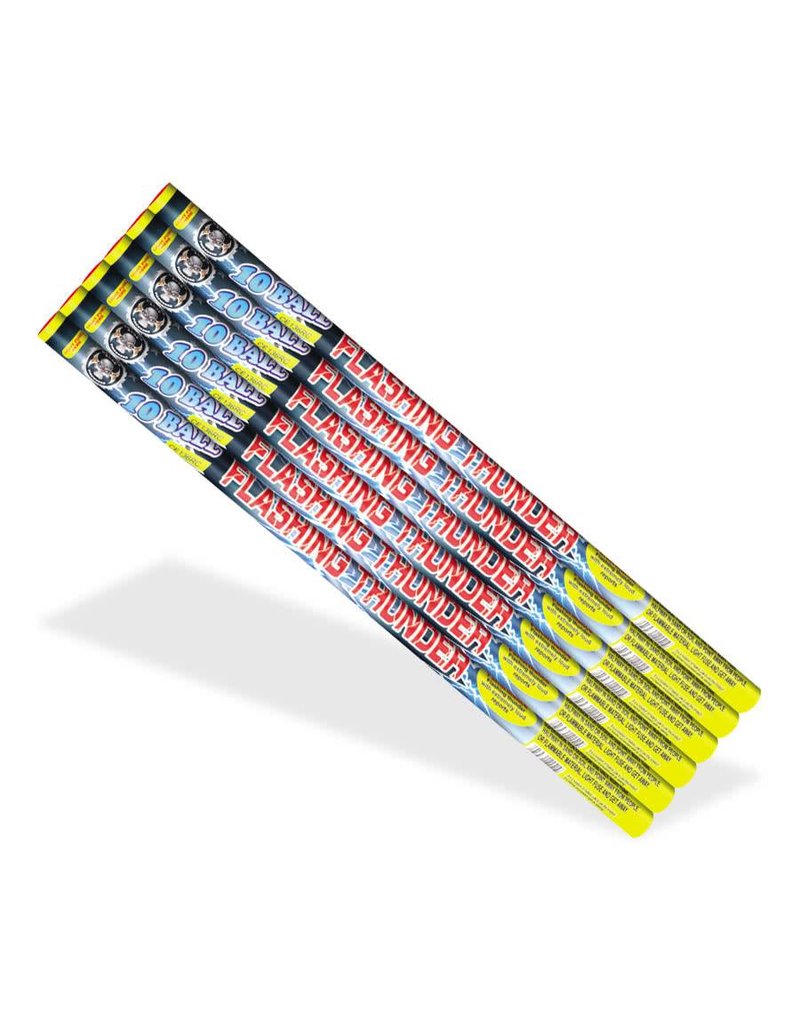 Cutting Edge Flashing Thunder 10 Ball - Pack of 6