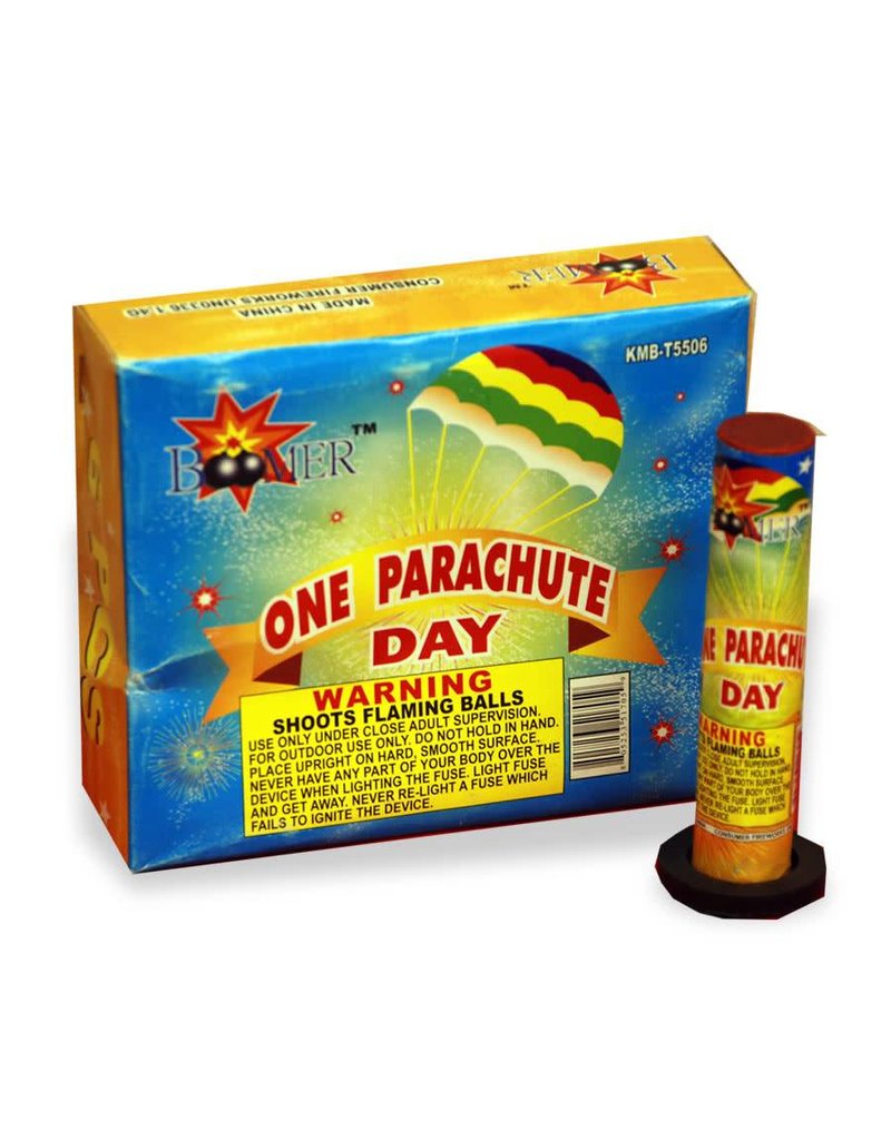 Boomer Single Day Parachute - Pack of 6