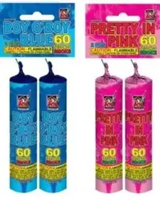 Gender Reveal Smoke (Blue and Pink) - Case of 24/2