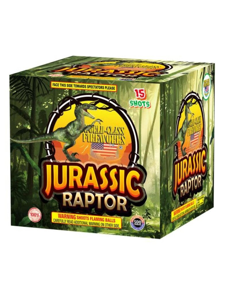 World Class Jurassic Raptor - Case of 8