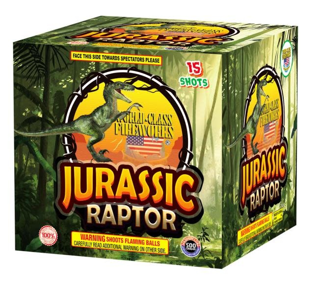 World Class Jurassic Raptor - Case of 8