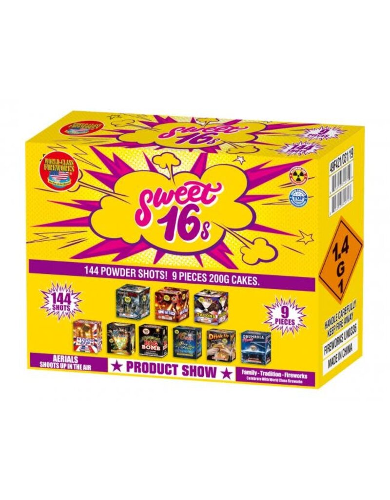 World Class Sweet 16 - Case of 9 (Assorted)