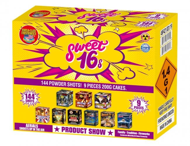 World Class Sweet 16 - Case 9 pcs