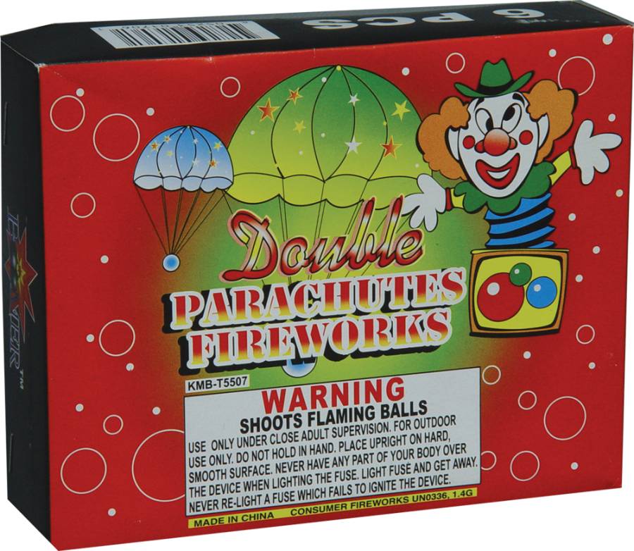 Boomer Double Day Parachute, BM - Pack of 6