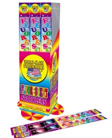 Fluorescent Sparklers 14-in, WC - Pack of 4
