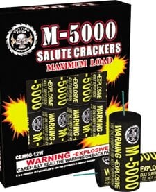 Maxpop M-5000 Firecracker, CE - Box of 12