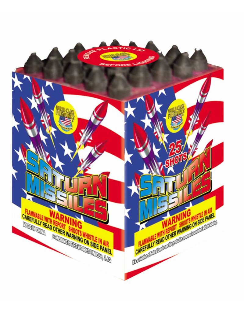 World Class WC Saturn Missile 25 shot - Case of 120