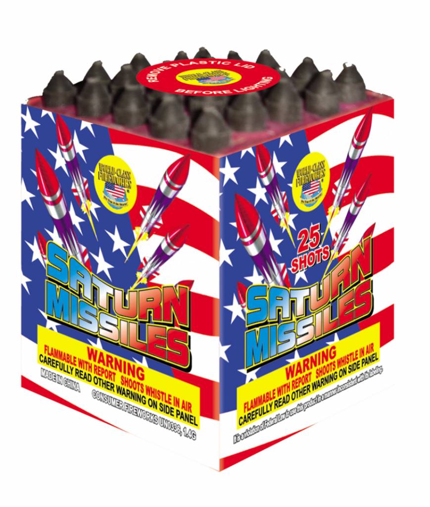 World Class Saturn Missile 25s, WC - Case of 120