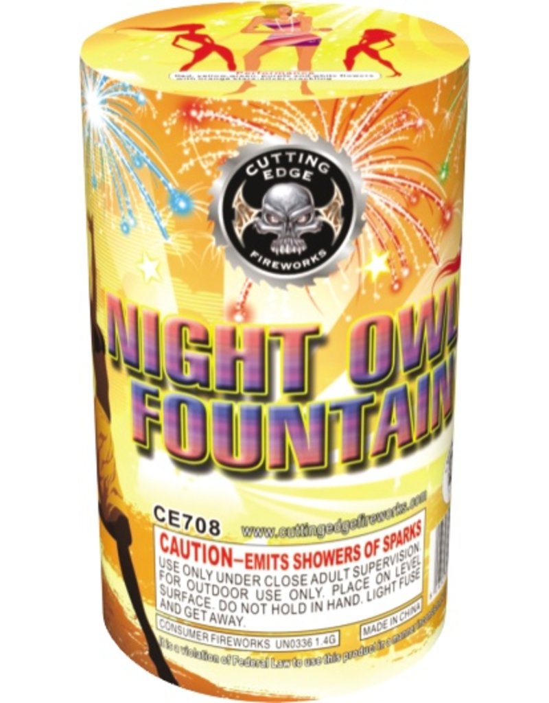 Cutting Edge Night Owl Fountain - Case of 40