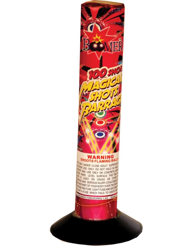 Boomer BM Magical Barrage 100 shot - Case of 40