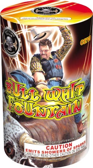 Cutting Edge Bull Whip Fountain - Case of 40