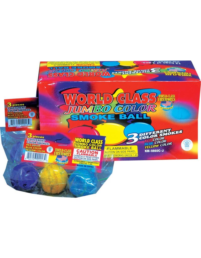 World Class Jumbo Smoke Ball - Box 12/3