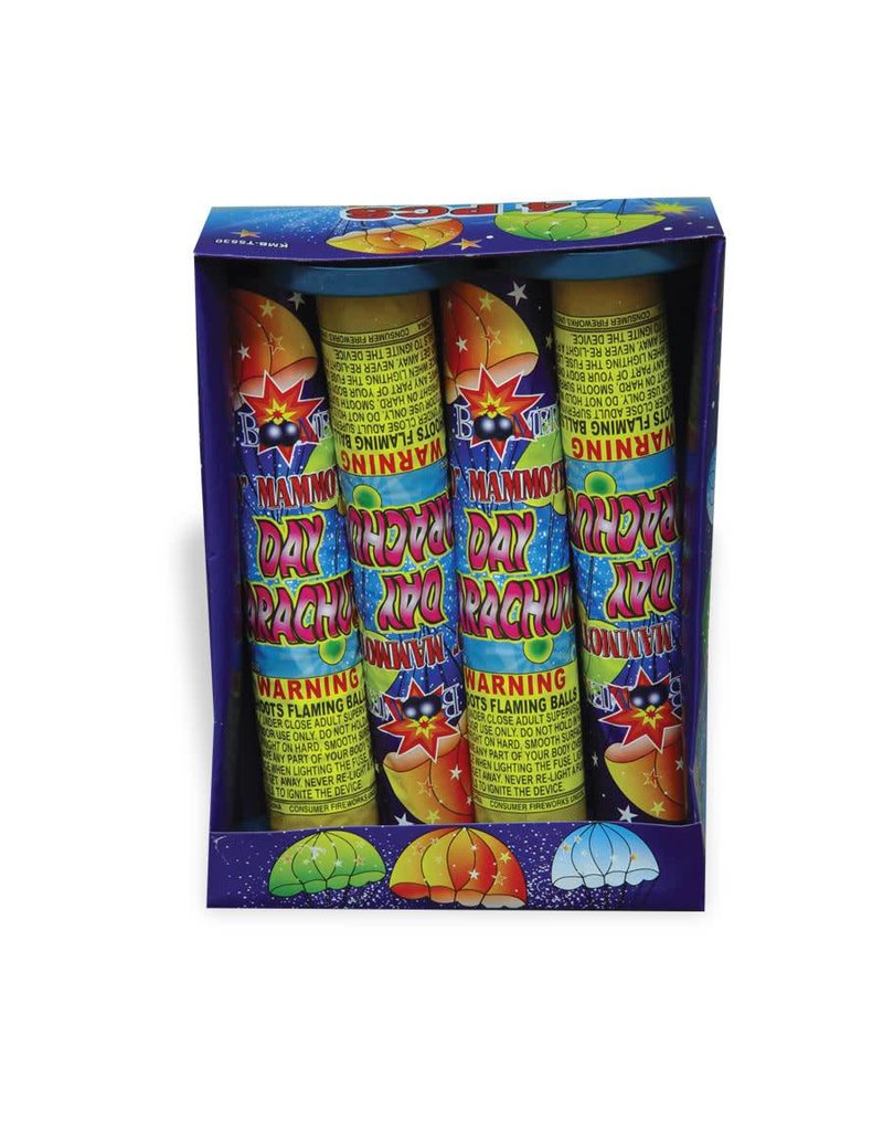 Boomer Mammoth Parachute 40-in - Pack of 4