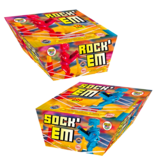 World Class Rock Em and Sock Em - Case of 6 (Assorted)