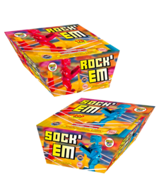 Rock Em and Sock Em - Case of 6 (Assorted)