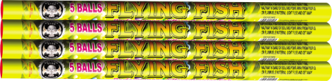Cutting Edge Flying Fish 5 Ball - Pack of 4