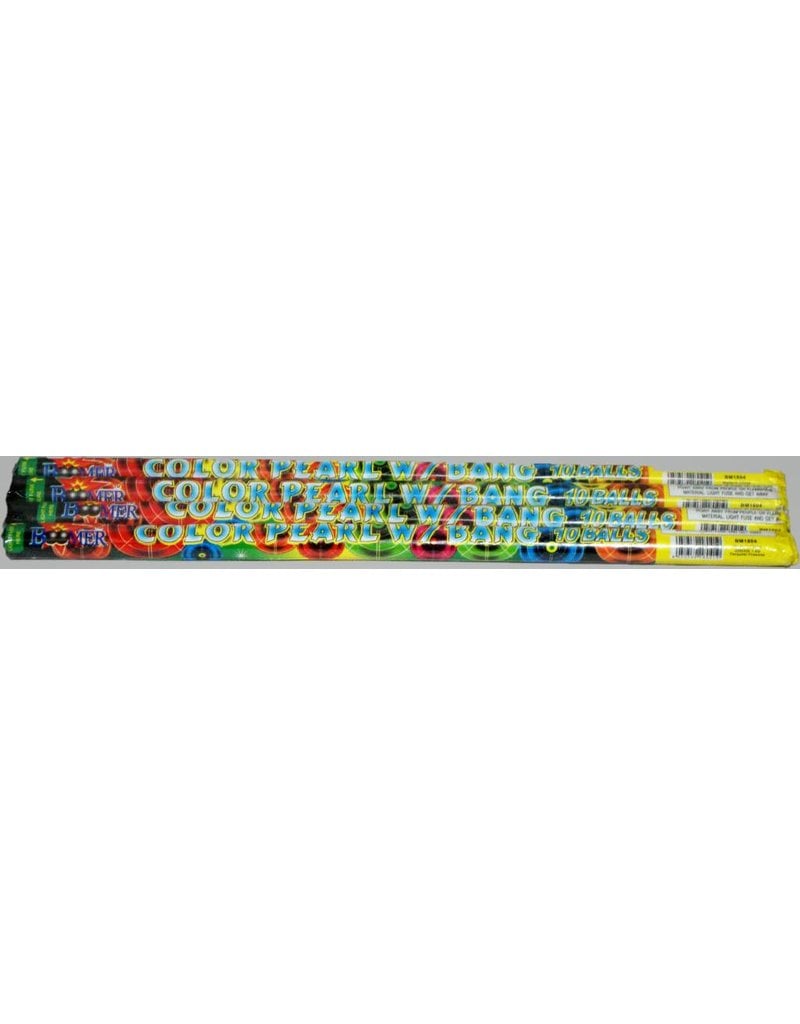 Boomer Roman Candle 10 Ball Bang, BM - Pack 4/1